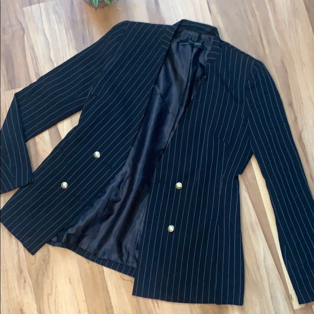 NWOT Zara Pinstripe Blazer